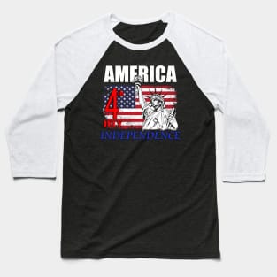 4th July America Independence Day Shirt Baseball T-Shirt